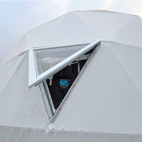 Glamping Dome Triangular Window