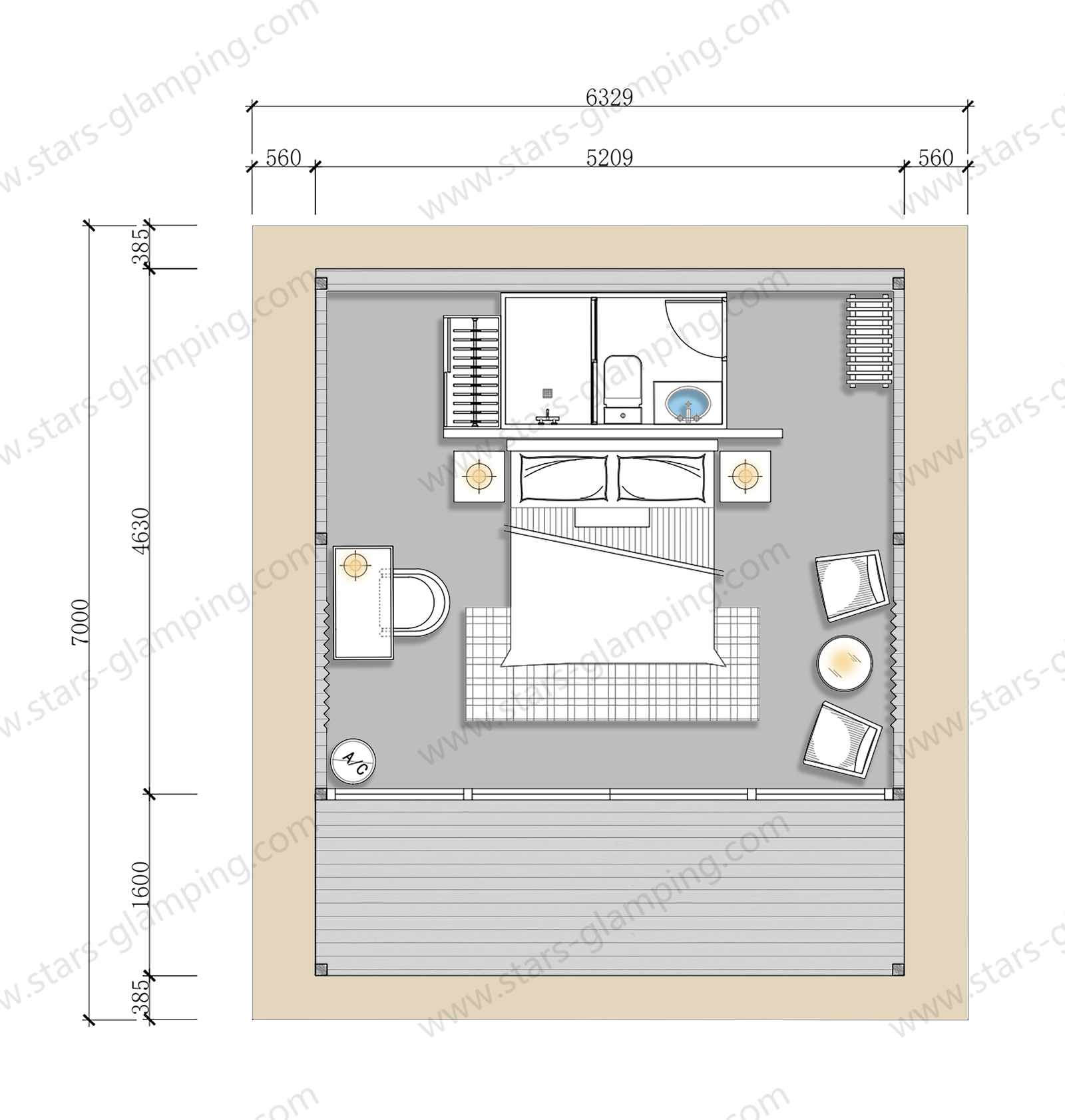 Luxury Tent - Chalet Pro